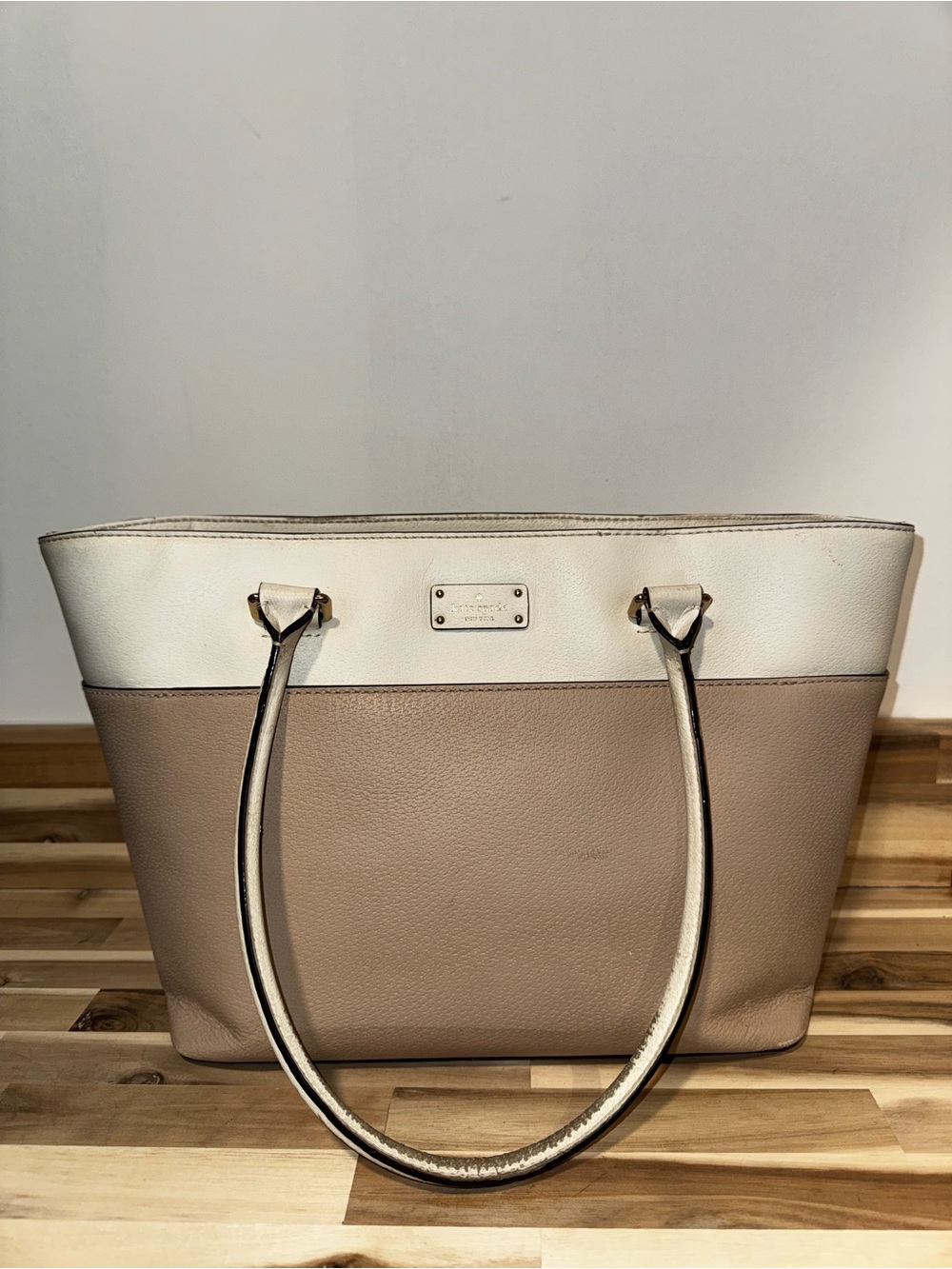 Kate Spade | Grove Street Small Margareta Tote | Color-block Parchment/Beige
